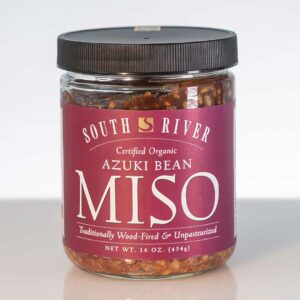 Product shot of South River Miso Company's Organic Azuki Bean Miso