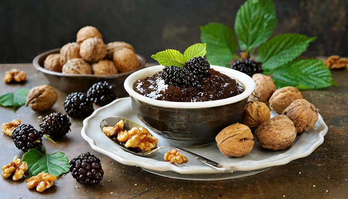 Mulberry Walnut Chutney