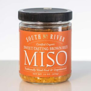 Product shot of South River Miso Company's Organic Sweet-Tasting Brown Rice Miso