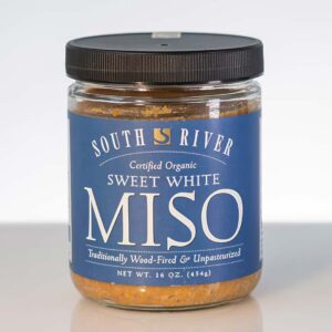 Product shot of South River Miso Company's Sweet White Miso