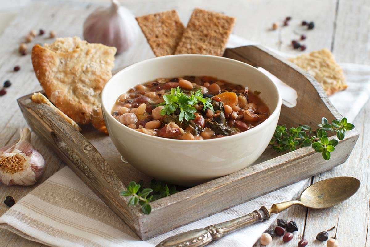 baked pinto beans with miso